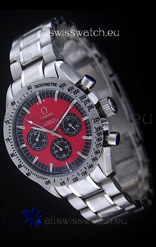 IMG_9081 Omega Speedmaster Racing Michael Schumacher Edition in Red Dial Replica 7
