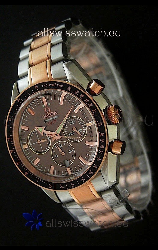 IMG_9081 Omega Speedmaster 1957 in Brown Dial Replica 7