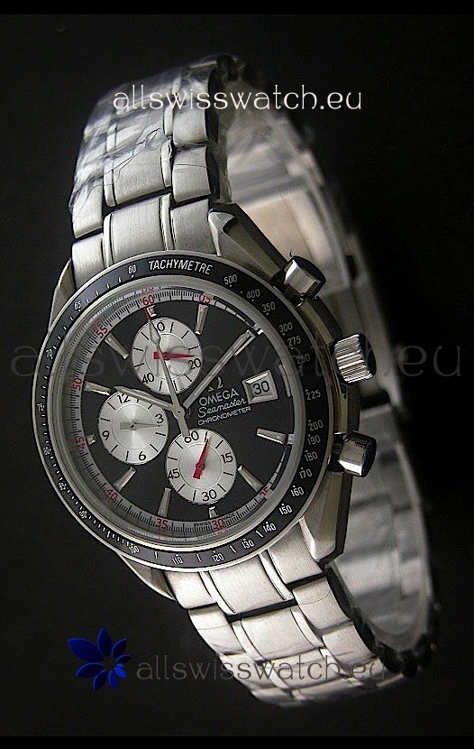 IMG_9081 Omega Seamaster Chronometer in Black Dial Replica 7