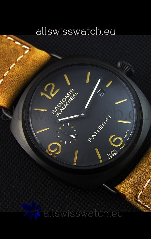 IMG_9081 Panerai Radiomir Black Seal PAM292 in Black Dial Replica 7