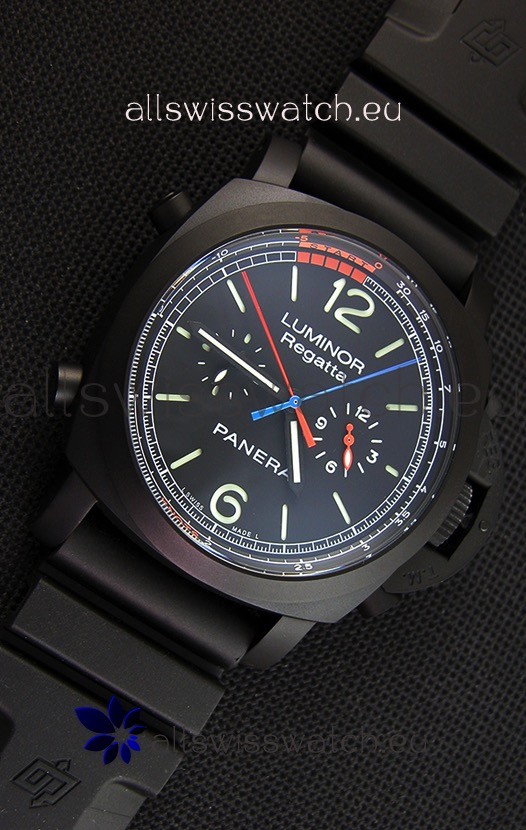 IMG_9081 Panerai Luminor Regatta in PVD Case Replica 7