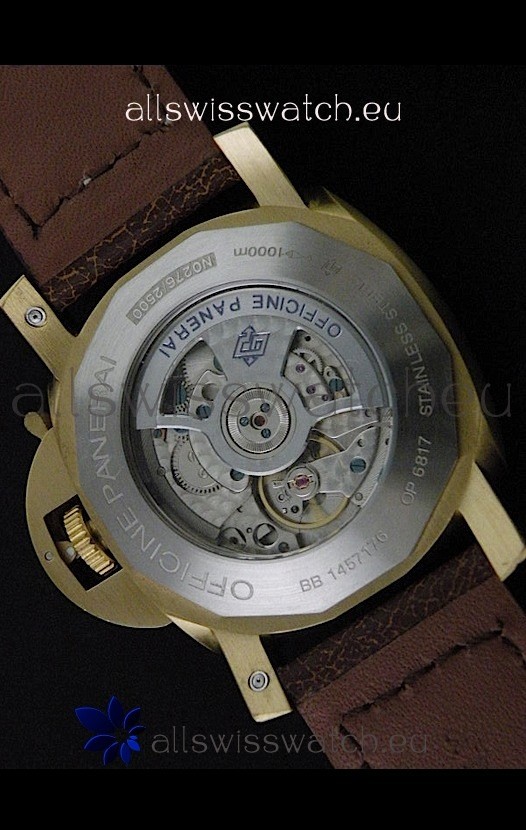 IMG_9081 Panerai Luminor Submersible 1000M Automatic Rose Gold Replica 7