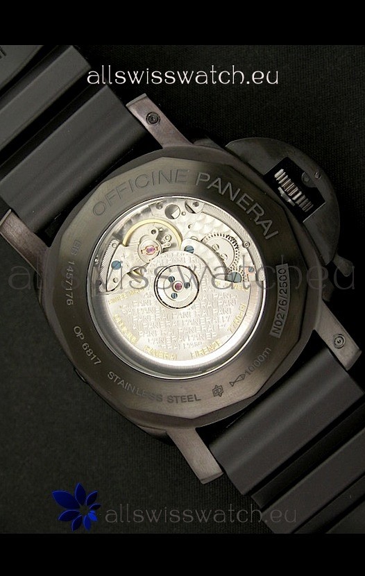IMG_9081 Panerai Luminor Submersible 1000M Automatic in PVD Coating Replica 7