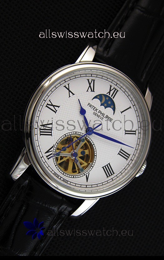 IMG_9081 Patek Philippe MoonPhase Tourbillon White Dial Replica 7