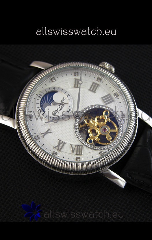 IMG_9081 Patek Philippe MoonPhase Tourbillon White Dial Replica 7