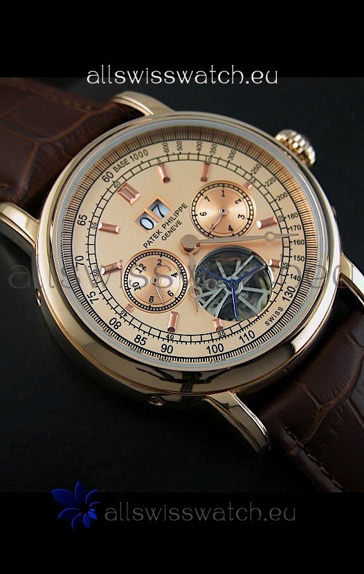 IMG_9081 Patek Philippe Complications Tourbillon in Pink Gold Replica 7
