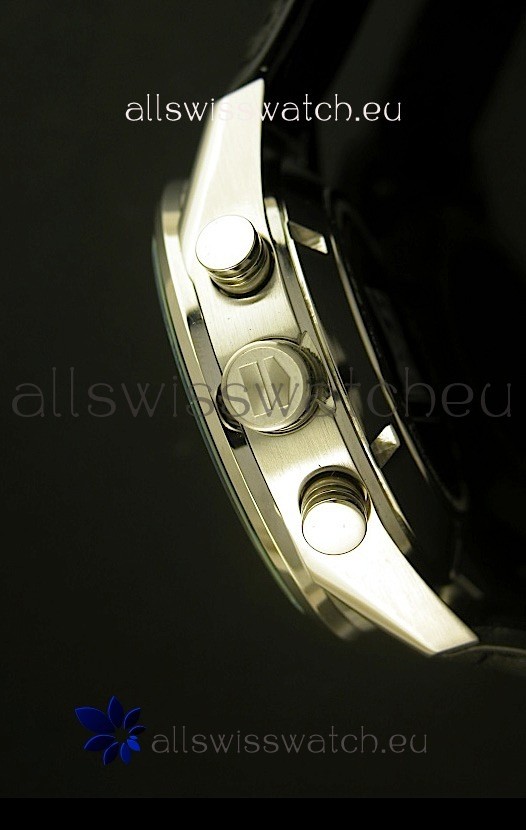 IMG_9081 Tag Heuer Carrera Calibre 36 Flyback Black Dial - Quartz Movement Replica 7