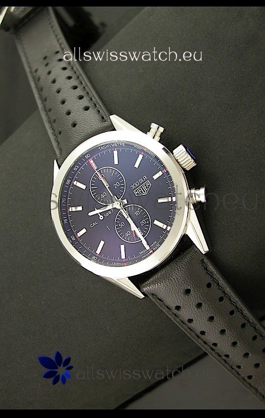 IMG_9081 Tag Heuer Carrera Quartz in Black Dial Replica 7