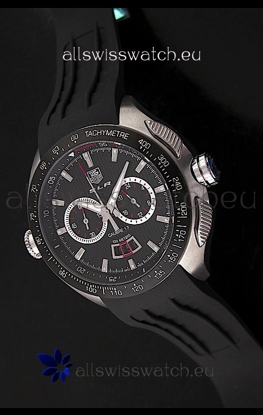 Tag Heuer Mercedes-Benz SLR Calibre 17 Steel in Black Replica 7