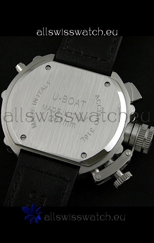 IMG_9081 U-Boat Flightdeck Rattrapante Automatic in Steel Casing Replica 7