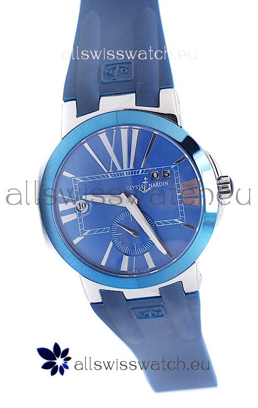 IMG_9081 Ulysse Nardin Executive Dual Time Blue Replica 7