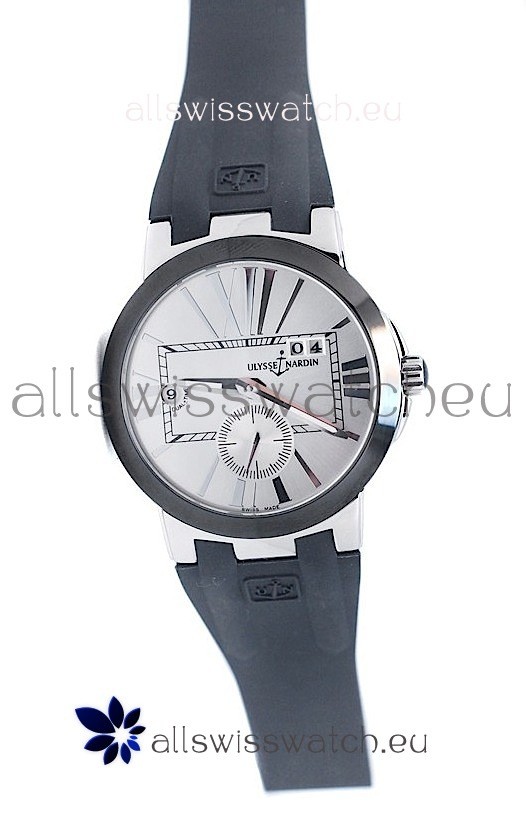 IMG_9081 Ulysse Nardin Executive Dual Time in White Dial Replica 7