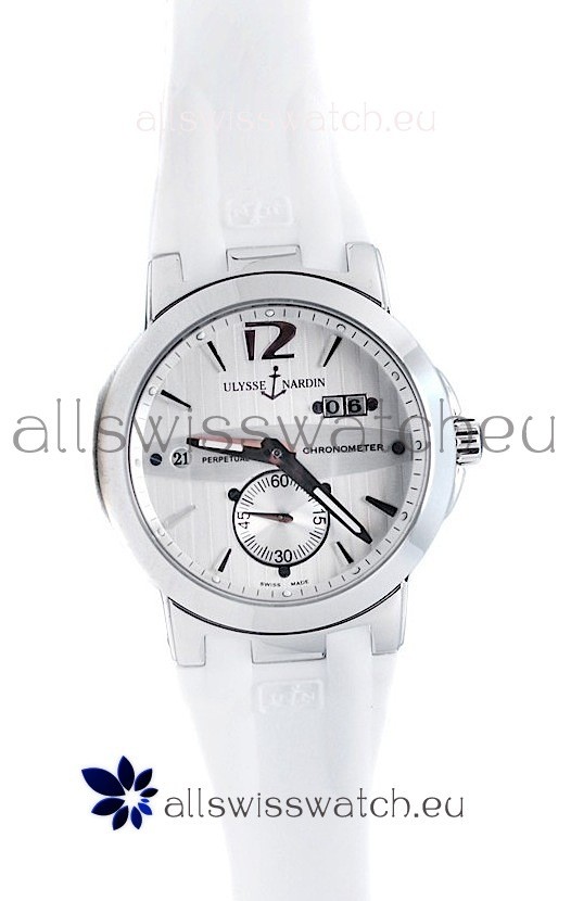 IMG_9081 Ulysse Nardin Executive Dual Time White Replica 7