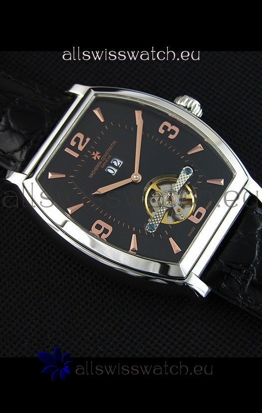 IMG_9081 Vacheron Constantin Malte Tourbillon Black Dial Replica 7