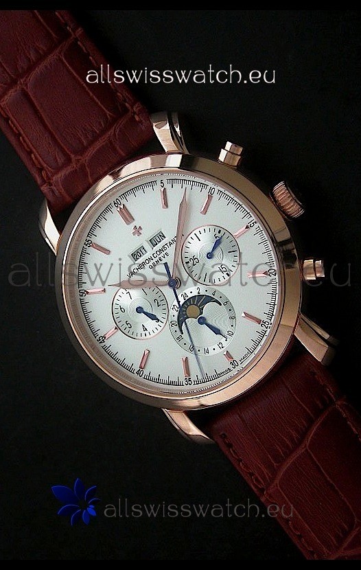 IMG_9081 Vacheron Constantin Perpetual Calendar in Rose Gold Replica 7