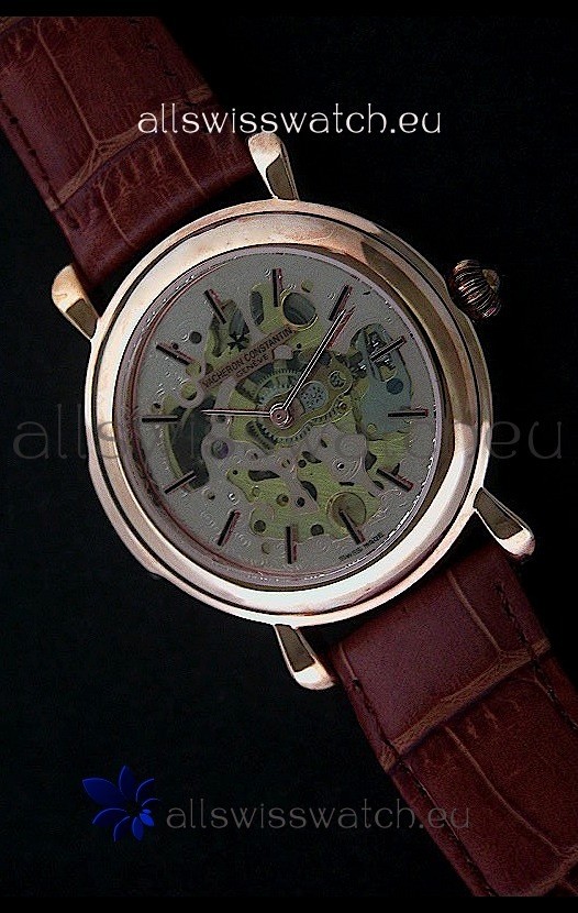 IMG_9081 Vacheron Constantin Cabinotiers Quartz in Rose Gold Replica 7