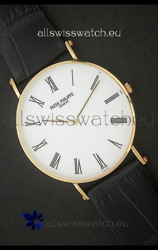 IMG_9081 Patek Philippe Calatrava Quaartz in White Dial Replica 7
