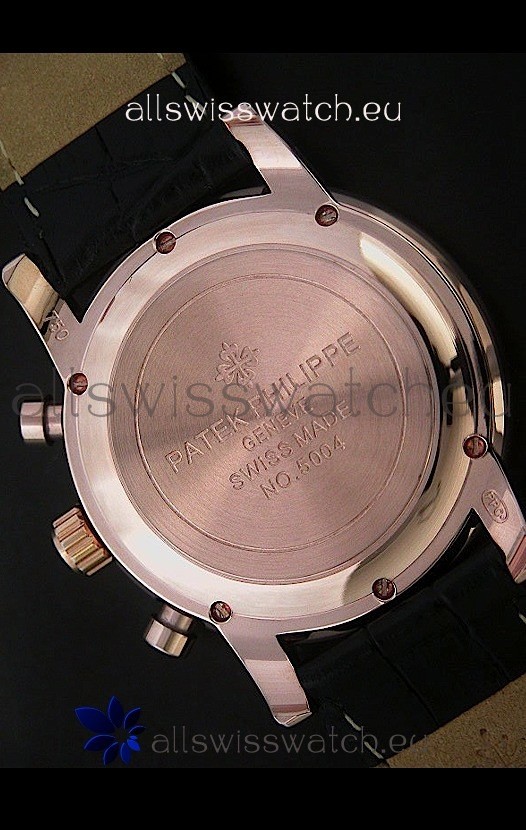 IMG_9081 Patek Philippe Perpetual Calender Steel in Rose Gold Replica 7