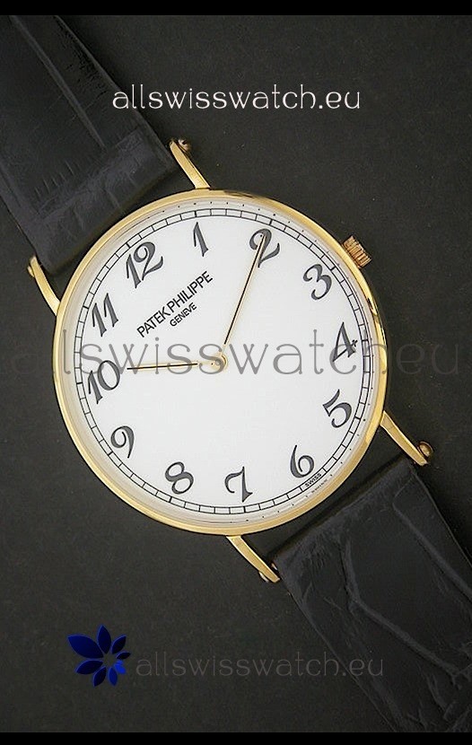 IMG_9081 Patek Philippe Calatrava Quaartz in Yellow Gold Replica 7