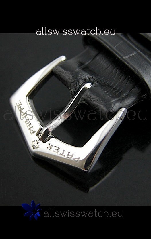IMG_9081 Patek Philippe Calatrava Mens in Black Dial Replica 7