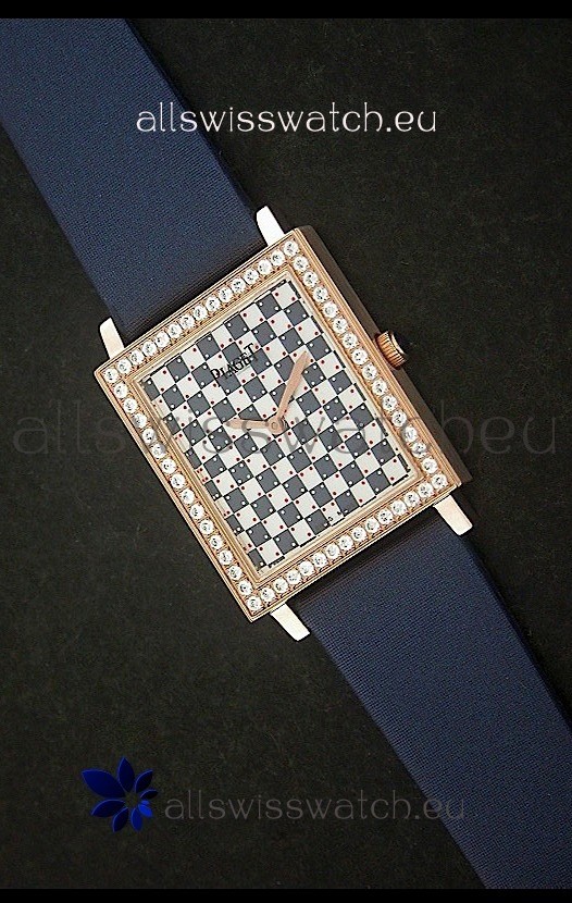 Piaget Black Tie Diamonds Lady in Blue Replica 7