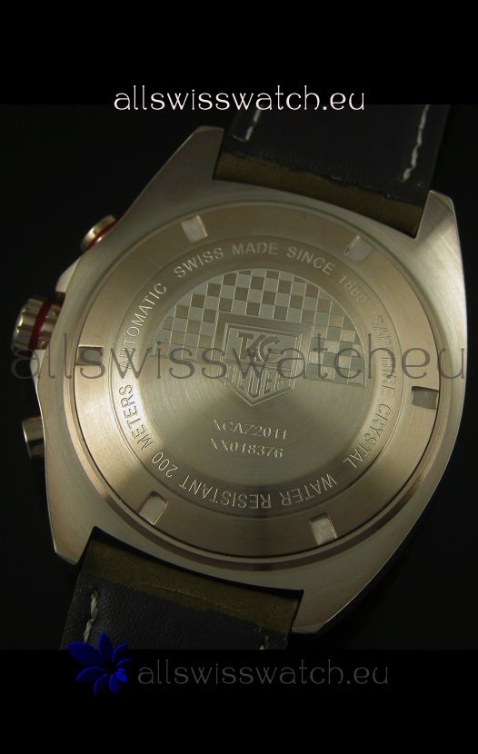 IMG_9081 Tag Heuer Calibre 16 Rose Gold in Black Dial Replica 7