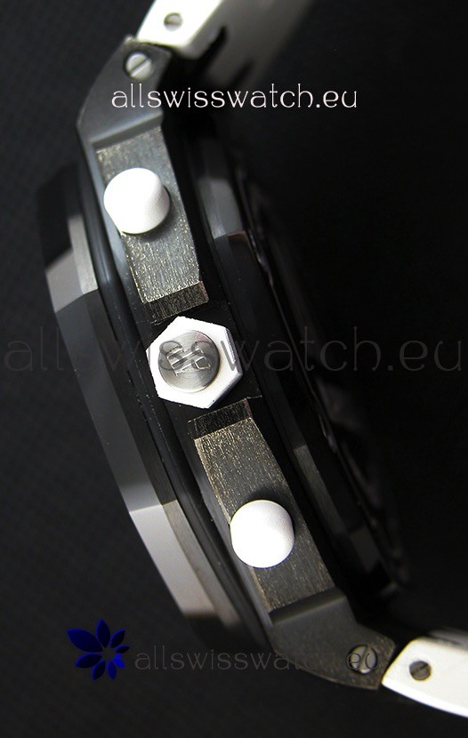 IMG_9081 Audemars Piguet Royal Oak Offshore Black & White Marcus Edition 1:1 Mirror Replica 8