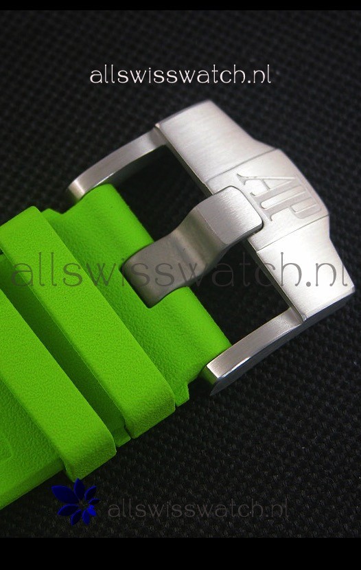 IMG_9081 Audemars Piguet Royal Oak New Diver 1:1in Green Replica 8