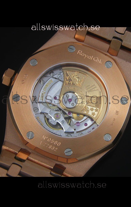 IMG_9081 Audemars Piguet Royal Oak 42MM in Rose Gold - Ultimate 1:1 3120 Movement Replica 8