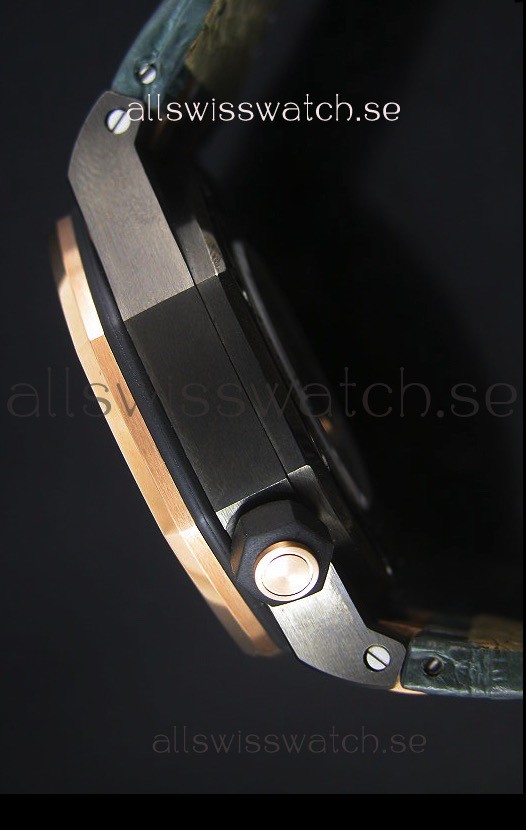 IMG_9081 Audemars Piguet Royal Oak Diver Ember Limited Edition 1:1 Mirror 3120 Movement Replica 8