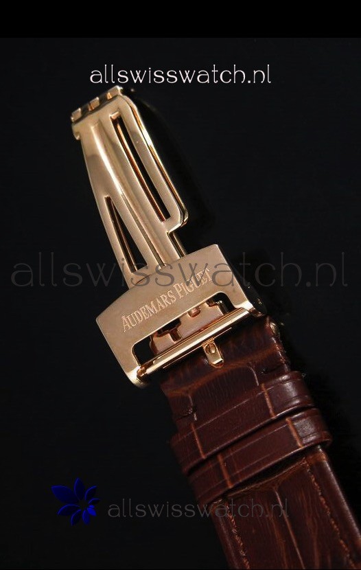 IMG_9081 Audemars Piguet Royal Oak Tourbillon in Pink Gold Case Replica 8
