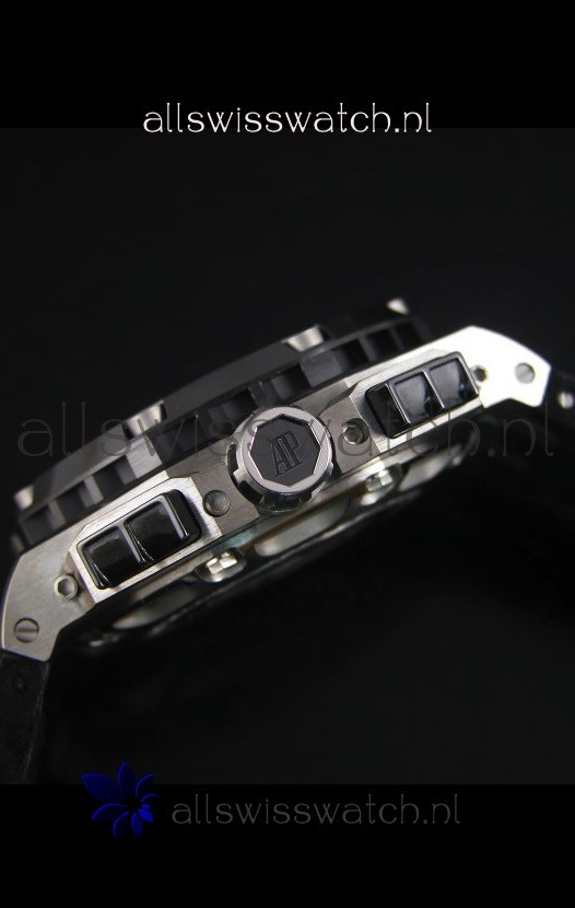 IMG_9081 Audemars Piguet Royal Oak Offshore Rubens Barrichello Titanium Black - 1:1 Mirror Replica 8
