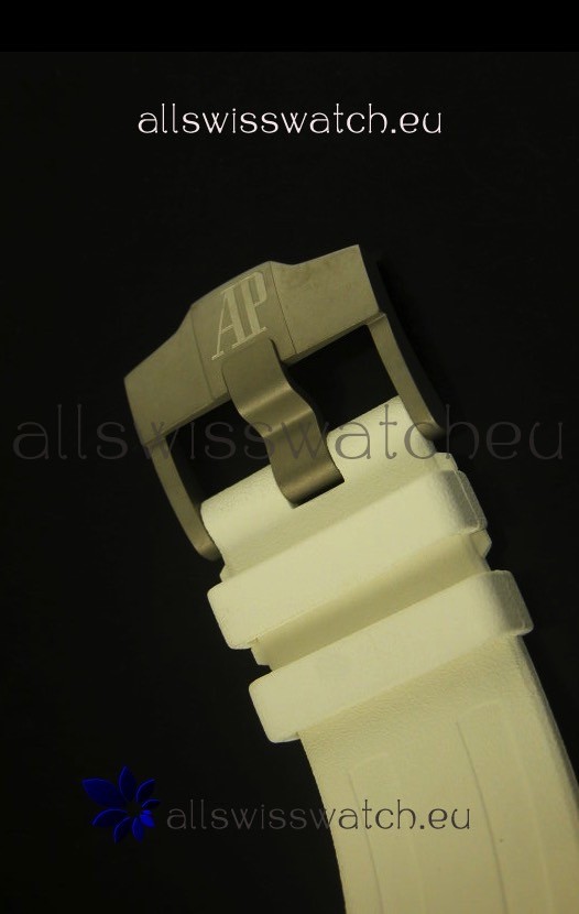IMG_9081 Audemars Piguet Royal Oak Diver White Ceramic - 1:1 Mirror Replica 8