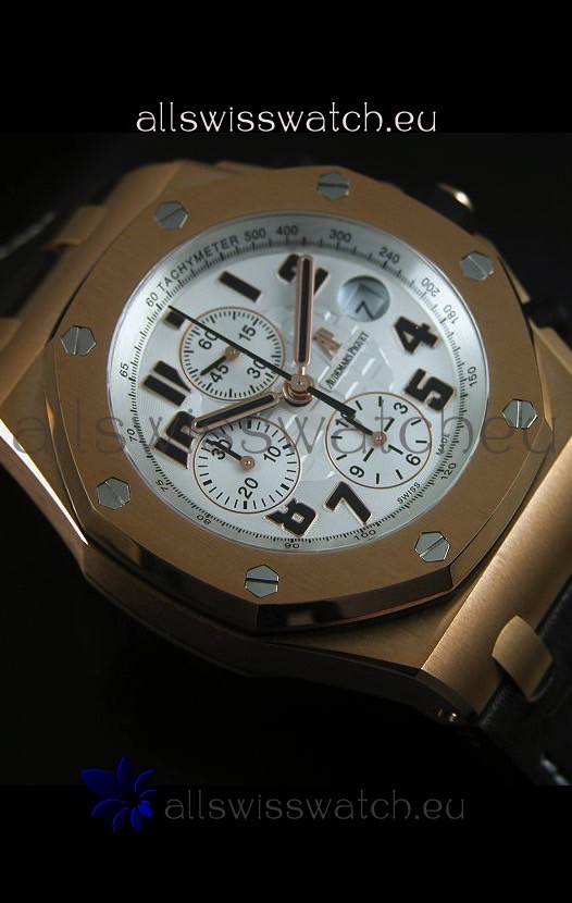 IMG_9081 Audemars Piguet Royal Oak Offshore Pink Gold 1:1 Mirror Ultimate Edition Replica 8