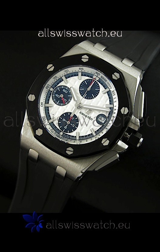 IMG_9081 Audemars Piguet Royal Oak Offshore- White Dial Replica 8