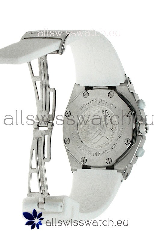 IMG_9081 Audemars Piguet Royal Oak Offshore Lady Alinghi Limited Edition Diamond in White Dial Replica 8