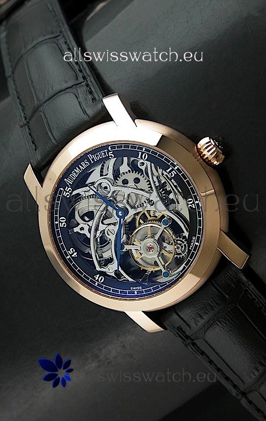 IMG_9081 Audemars Piguet Jules Audemars Tourbillon in Pink Gold Replica 8