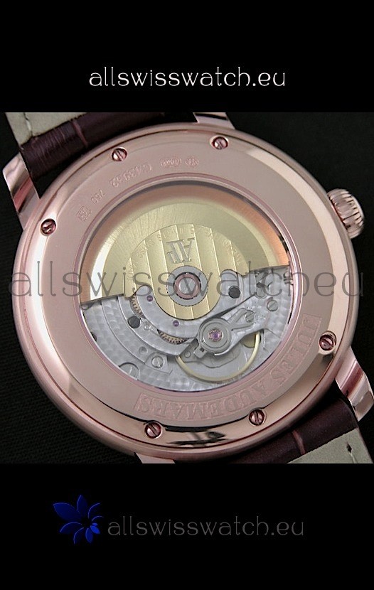 IMG_9081 Audemars Piguet Jules Automatic in Rose Gold Casing Replica 8