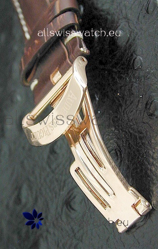 IMG_9081 Audemars Piguet Royal Oak Scuba Wempe in Gold Replica 8