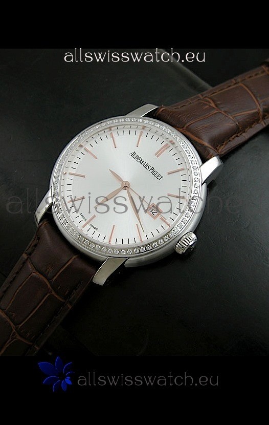 IMG_9081 Audemars Piguet Jules Classic Automatic in White Dial Replica 8