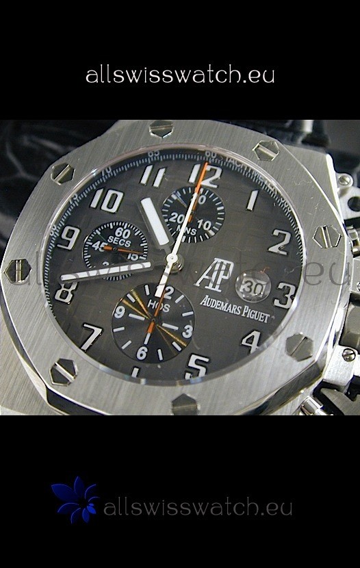 IMG_9081 Audemars Piguet Royal Oak in Black Dial - Secs hand 9 O Clock Replica 8