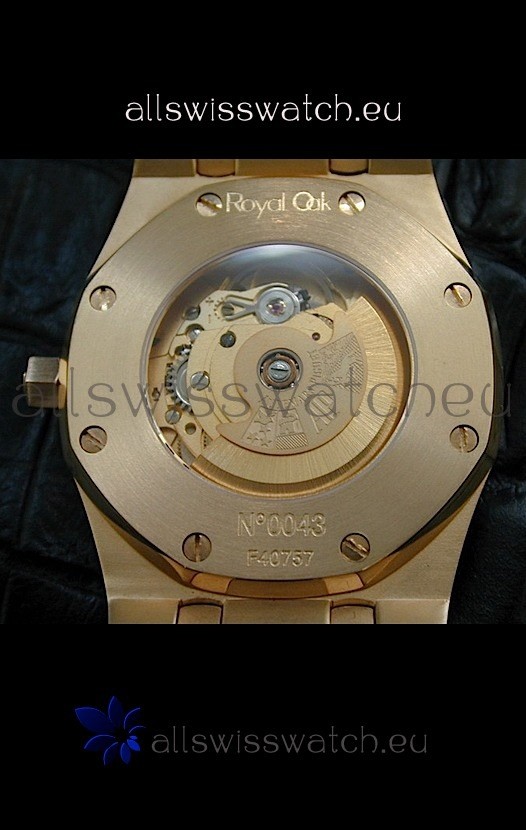 IMG_9081 Audemars Piguet Royal Oak in Black Dial Replica 8