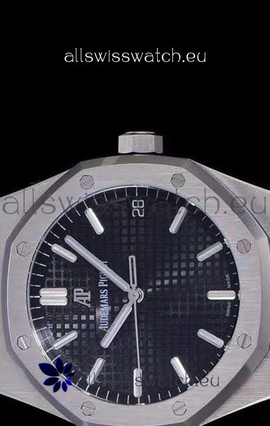 IMG_9081 Audemars Piguet Royal Oak 41MM Blue Dial 904L Steel - 1:1 Mirror Replica 8