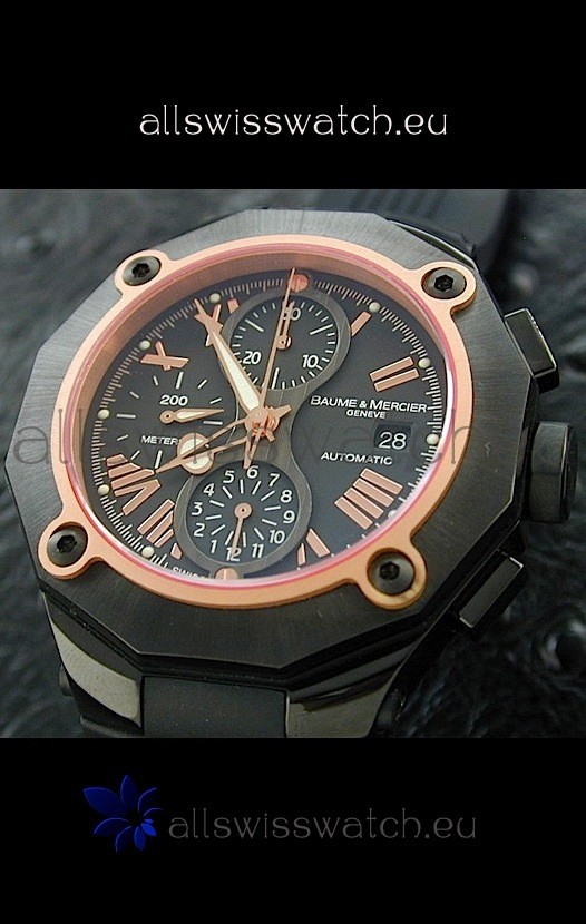 IMG_9081 Baume & Mercier Riveria in Black Dial Replica 8