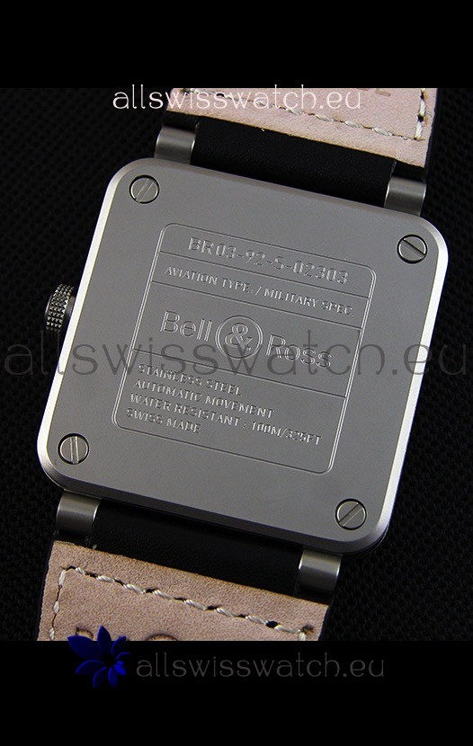 IMG_9081 Bell & Ross BR03-92 Horograph Black Dial Leather Strap 1:1 Mirror Replica 8