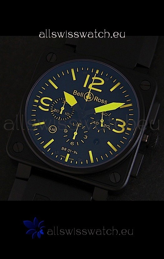 IMG_9081 Bell and Ross BR01-94 7750 in Yellow Markings Replica 8