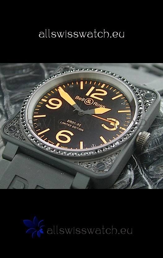 IMG_9081 Bell and Ross BR01 92 Limited Edition in Black Dial Replica 8