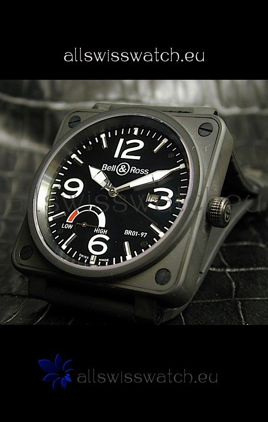 IMG_9081 Bell and Ross BR013 97 Power Reservein Black dial Replica 8