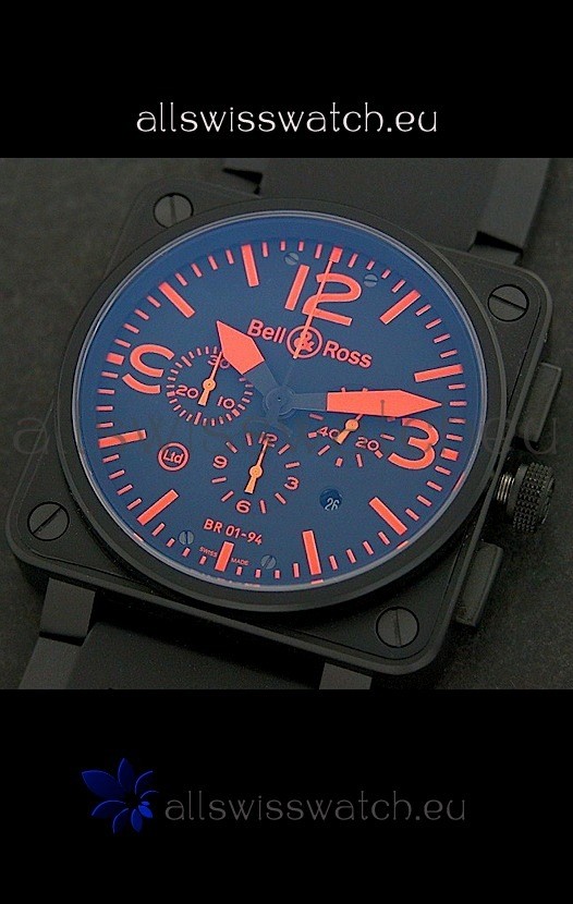 IMG_9081 Bell and Ross BR01-94 7750 in Red Markings Replica 8