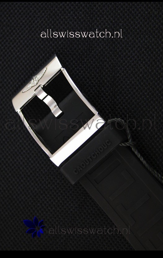 IMG_9081 Breitling Avenger II GMT 1:1 Mirror in Black Dial Replica 8